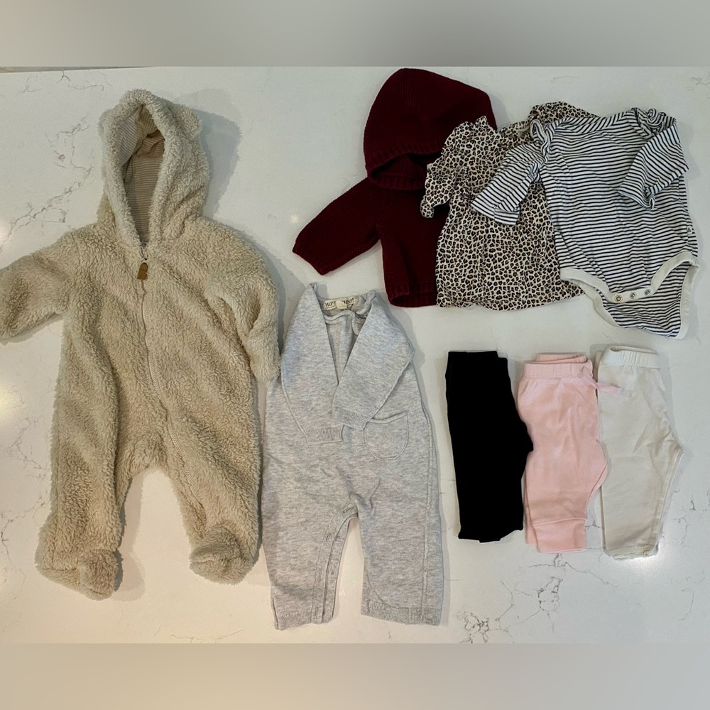 Fall/Winter Baby Girl Lot (0-3 Months)